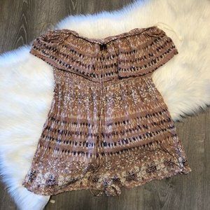 Mason & Belle NWT Romper Strapless Pink